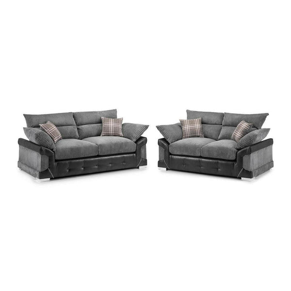 Logan Sofa 3+2 Seater - Jumbo Cord Fabric Sofa