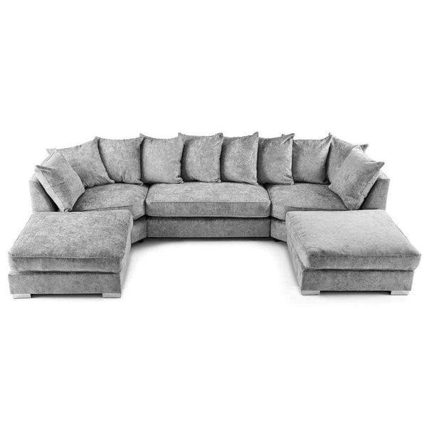 Bishop U Shape Corner Sofa Scatter Back