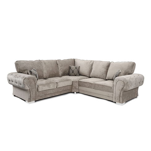 VERONA FULL BACK CORNER SOFA MINK